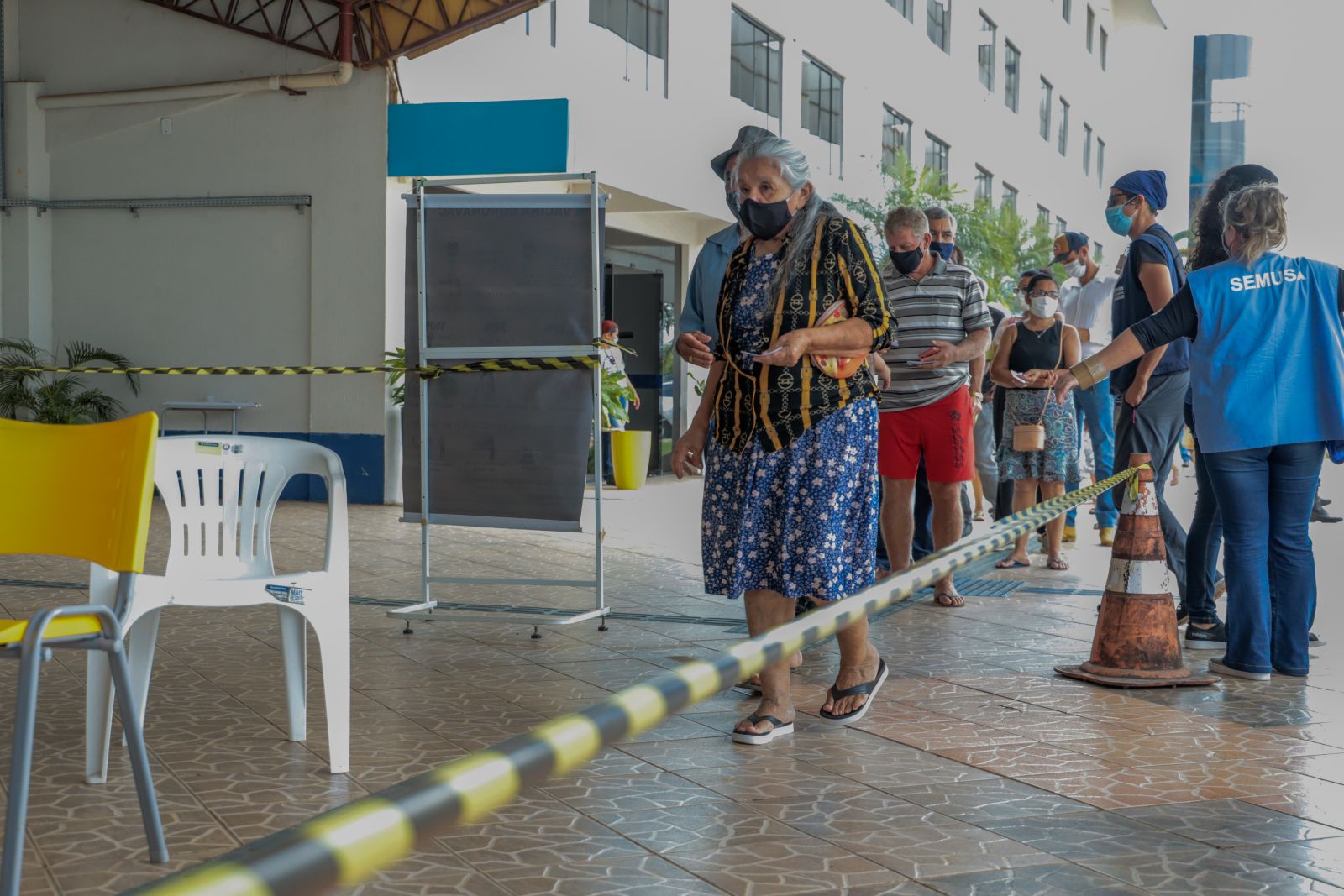 Doação pode ser feita no local de vacinação